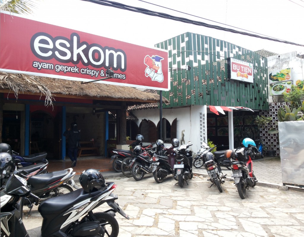 ayam geprek eskom